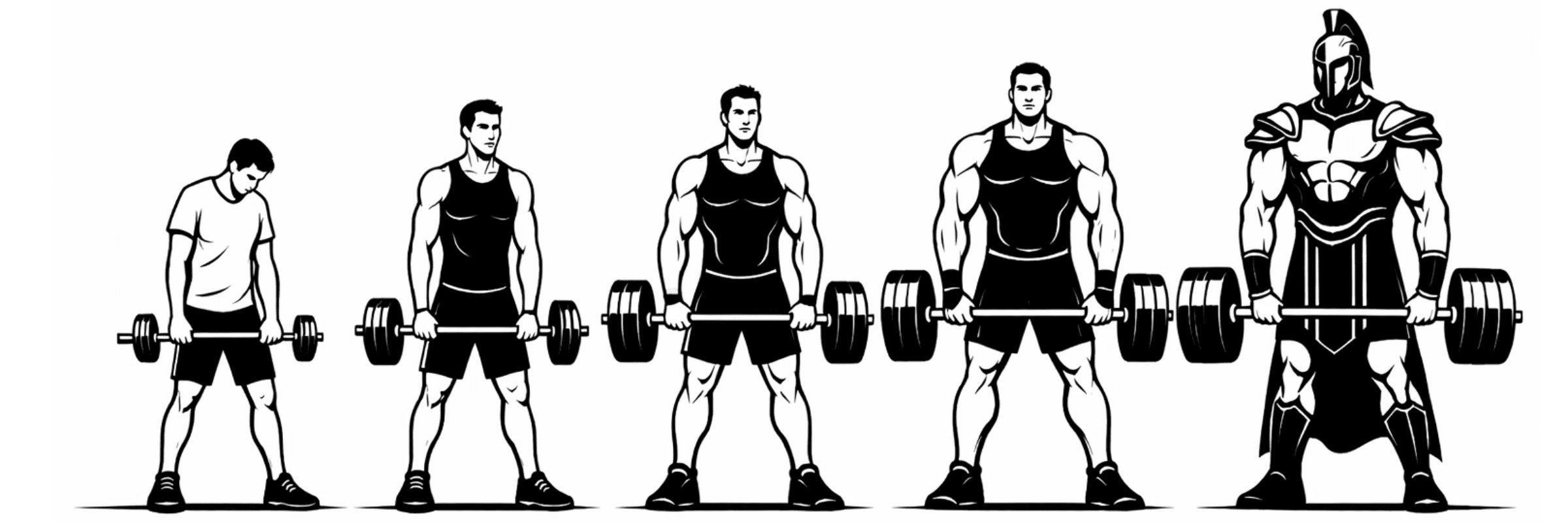 A progression diagram showing rep increases before load increases across power and hypertrophy days.