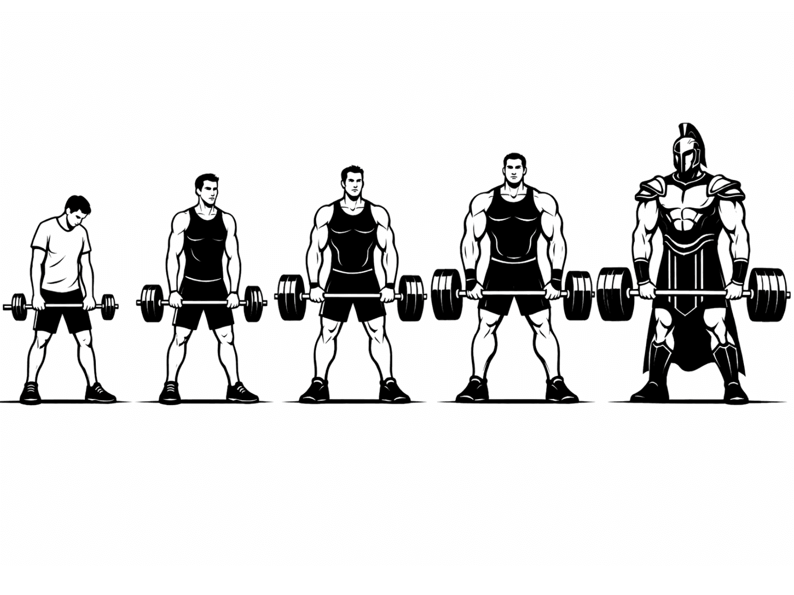 A weekly calendar showing upper power, lower power, upper hypertrophy, and lower hypertrophy sessions.